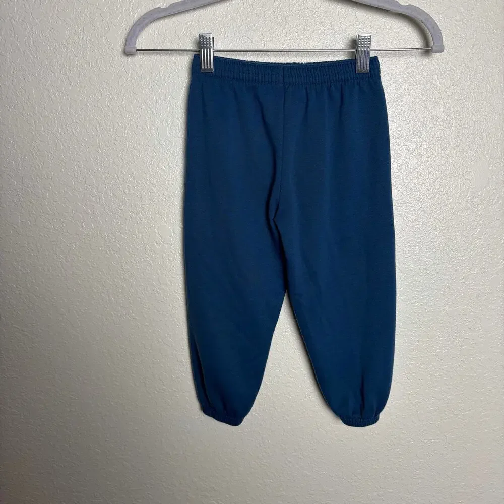 Vintage Mickey's Stuff for Kids Navy Blue Ski Novelty Sweatsuit Set Size 3T
